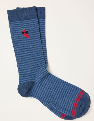 Fat Face FatFace Navy Chilli Socks