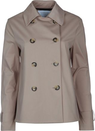 Harris Wharf London Women Cropped Trench Light Technic