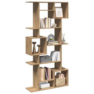Berkfield Home Classic Book Cabinet Artisian Oak 92x29x188 cm Engineered Wood in Brown | Size: 92 x 29 x 188 cm