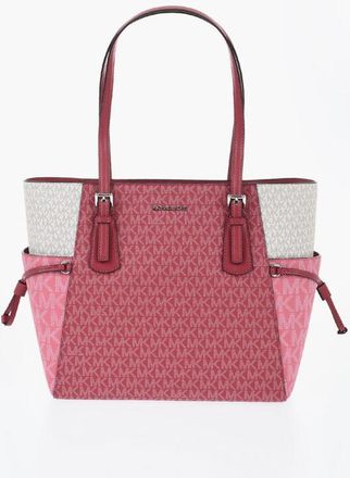 Michael Kors MICHAEL All-Over Monogram Color Block VOYAGER Tote Bag size Unica