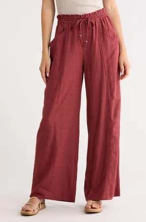 Democracy Ultra Skyrise Paperbag Pants in Apple Butter at Nordstrom Rack, Size Medium