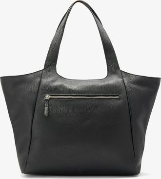 Clarks Unisex Dress Day Tote Black Leather Bags - One Size