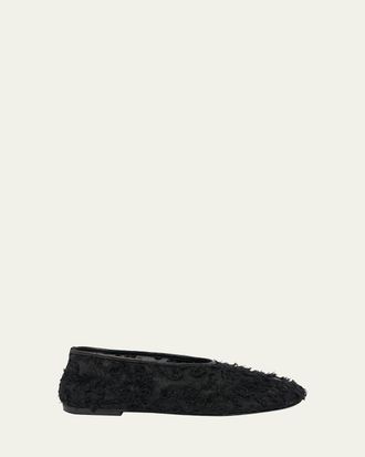 Proenza Schouler Glove Lace Ballerina Flats