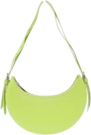 Armani Pre-owned Leather Bag - Dames - Vintage Schoudertas - Groen - ONE Size - Leer - Vintage