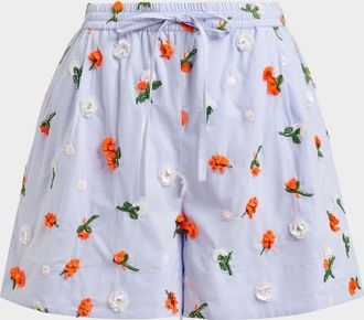 Essentiel Jelena Flower Embellishments Shorts