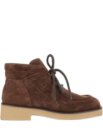 Sartore Stivaletti in pelle scamosciata - Marrone