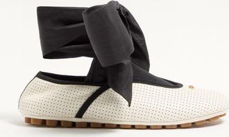 Valentino Garavani Rythmika ballerina in perforated nappa leather Wo