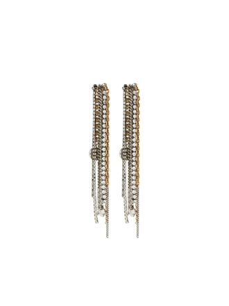 ピアス Alexander Mcqueen Pave Faceted Earrings - Silver Tone Alexander Mcqueen Pave Faceted - Silver Tone | THE LIST