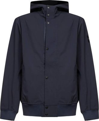 Stone Island Giacca con cappuccio e zip - Blu