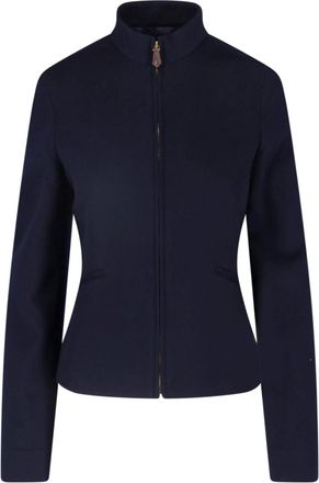 Loro Piana Giacca Zip In Lana Wish