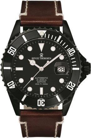 Revue Thommen Diver Automatisch Horloge XL - Heren - Horloges - Zwart - ONE Size - Accessoires