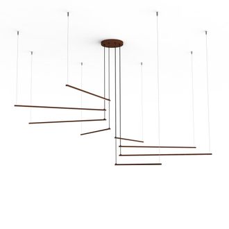 Lumicom Radius Lampara De Techo 8x Monocolor Mate