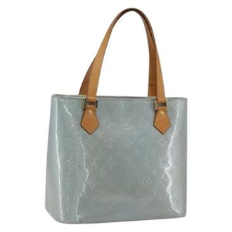 Louis Vuitton Pre-owned Tote Bags, female, Blue, Size: ONE SIZE Pre-owned Vintage Patent Leather Hand Bag