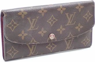 Louis Vuitton Fuchsia Monogram Long Wallet (Bi-Fold) (Pre-Owned)