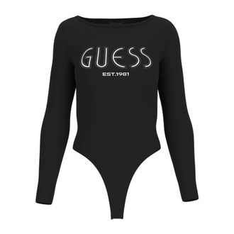 Guess Dames, Tops, Zwart, Maat: XS Viscose