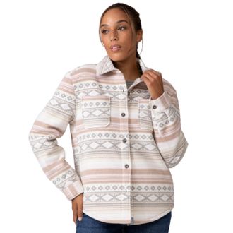 Free Country Womens Chill Out Fleece Shirt Jacket