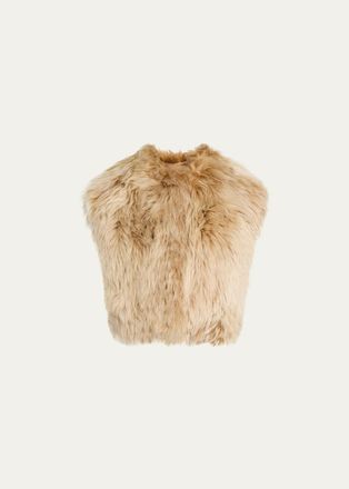 Brunello Cucinelli Long Lamb Shearling Vest