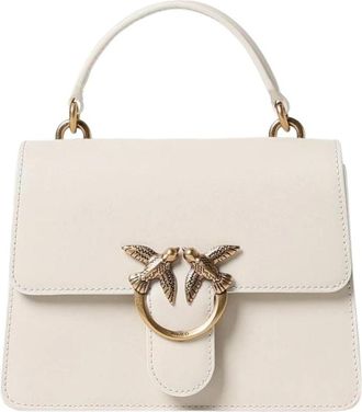 Pinko Love Birds Mini Bag - Dames - Handtassen - Wit - ONE Size - Tassen