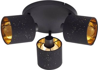 Lindby Lindby - L&aacute;mpara De Techo vasilia En Negro Textura, Tela, Tejido, Seda