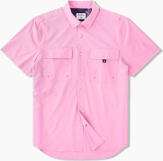 Chubbies The Pink N Proud Shirt Mens Pink Jersey Button-Down DSGL1213