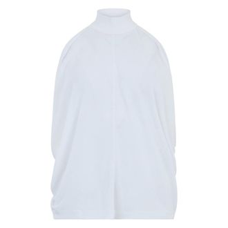 Alberta Ferretti Sleeveless top with high collar - female - Alberta Ferretti - Sleeveless Tops - White - S - Tops