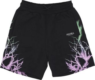 Phobia Archive Lightweight Tracksuit Shorts - Heren - Korte Broeken - Zwart - XL - Katoen - Korte Broeken