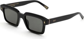 Retro Superfuture Zwarte Tuin Zonnebril - unisex - Zonnebrillen - Zwart - 50 MM - Accessoires