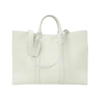 Louis Vuitton Vintage, unisex, Wit, ONE Size, Leer, Pre-owned Tote Bag