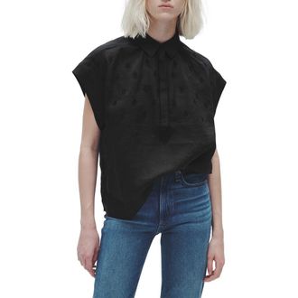 Rag & Bone Robin Embroidered Top in Black at Nordstrom Rack, Size Xx-Small