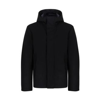 Add Jas met capuchon - Heren - Jassen - Blauw - Maat: XL Zijde