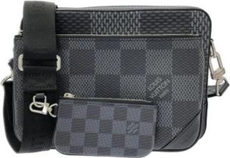 Louis Vuitton Pre-owned Vintage Pouch Shoulder Bag - Heren - Vintage Schoudertas - Grijs - ONE Size - Vintage