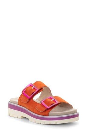 Ara Marbella Slide Sandal in Poppy Suede at Nordstrom Rack, Size 9.5-10Us / 40Eu