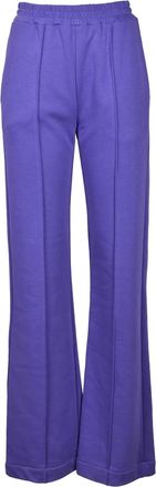 Dondup Purple Cotton Polyester Trackpants