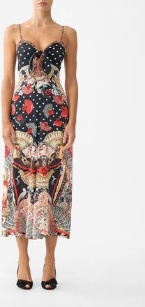 Camilla Tie Front Jumpsuit in Daughters Of Duende at Nordstrom, Size X-Small