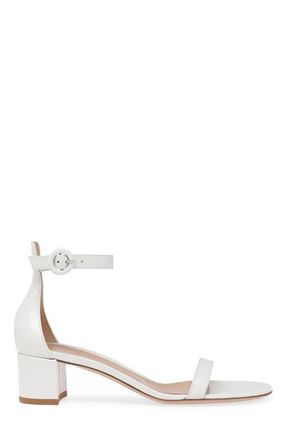 Gianvito Rossi Gaeta 45 Sandal in White at Nordstrom, Size 40