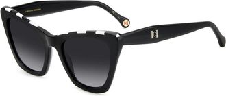 Carolina Herrera Cat Eye Zonnebril - Dames - Zonnebrillen - Veelkleurig - 55 MM - Accessoires