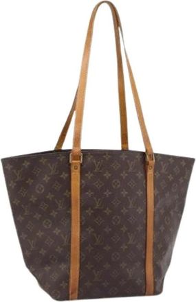Louis Vuitton Pre-owned Vintage Tote Bag - Dames - Vintage Shopper - Bruin - ONE Size - Leer - Vintage