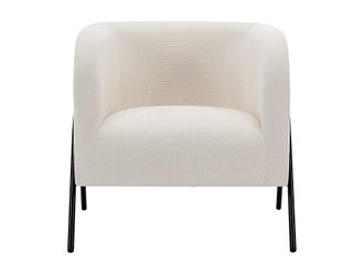 VENTE-UNIQUE.COM Sill&oacute;n cl&aacute;sico tela beige