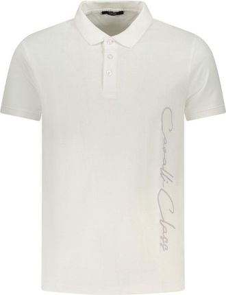 Cavalli Bianco Cotton Men Mens Polo