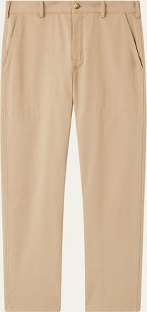 Loro Piana Mens Stretch Cotton Dustin Trouser Pants