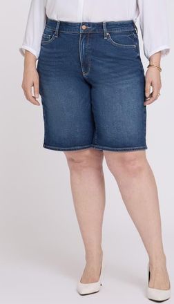 NYDJ Lilly Relaxed Long Denim Shorts in Rio Rapids at Nordstrom, Size 16W