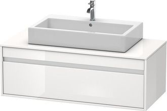 Duravit Duravit Ketho M&oacute;dulo Mural 6696, 1 Extra&iacute;ble, 1200mm, Para 1 Lavabo De Montaje Superior, C&eacute;ntrico, Color (frente/cuerpo): Decoraci&oacute;n Roble Europeo - K