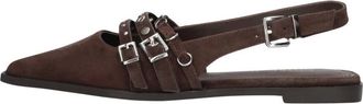 Notre-V Schoenen, Dames, Bruin, 38 EU, Leer, D241192129 Slingbacks