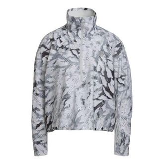adidas (WMNS) adidas Fast Graphic Primeblue Jacket Asia Sizing Grey GU3828