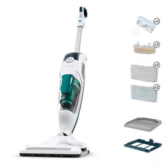 Rowenta Limpiadora A Vapor Y Aspiradora 2 En 1, 1500 W, Azul - Ry7777wh - Rowenta