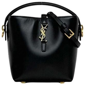 Saint Laurent Borsa a secchiello vintage Pre-owned - - Pre-owned - Donna - Nero - ONE SIZE