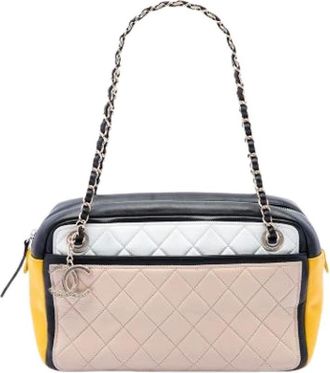 Chanel Pre-owned Leather chanel-bags - Dames - Vintage Schoudertas - Veelkleurig - ONE Size - Vintage