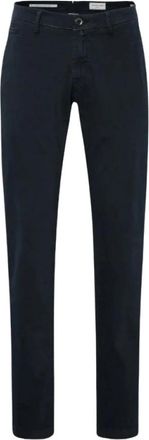 Jacob Cohen Slim Fit Donkerblauwe Katoenen Chinos - Heren - Slim Fit Jeans - Blauw - W33 - Katoen - Jeans