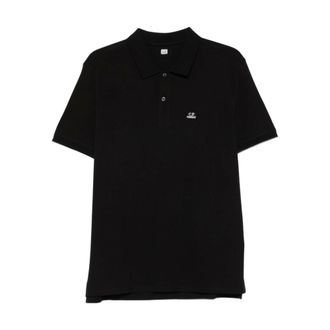 C.P. Company C.p. Company, Heren, Tops, Zwart, Maat: 2XL Piqu&eacute;