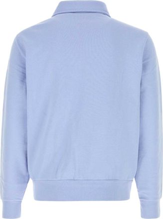 Polo Ralph Lauren Mens Cotton Knit Half-Zip Sweater Blue